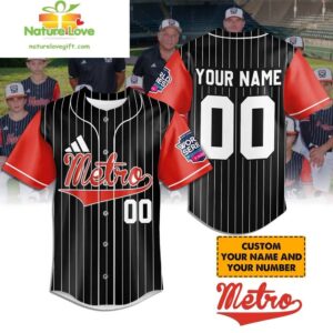 Custom Metro Region Baseball Jersey Gift for Fans