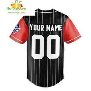 Metro Region Custom Name Baseball Jersey