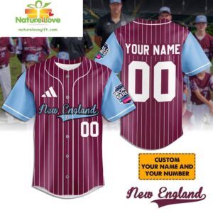 Custom Name Baseball Jersey New England Gift for Fans