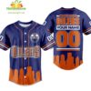 Edmonton Oilers Custom Baseball Jersey NHL Gift for Fans