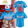 Houston Cougars 2025 City Connect Blue Baseball Jersey