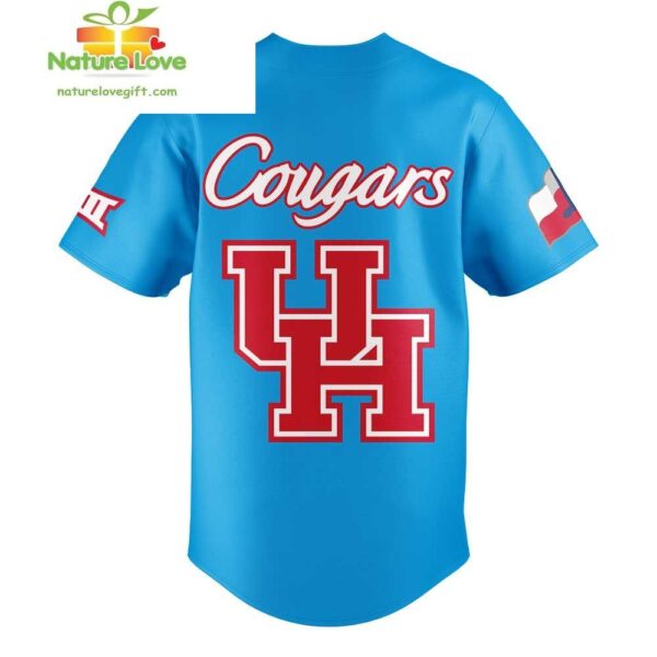Houston Cougars 2025 City Connect Blue Baseball Jersey