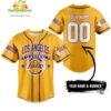 Los Angeles Lakers NBA Yellow Jersey Custom Gift for Fans