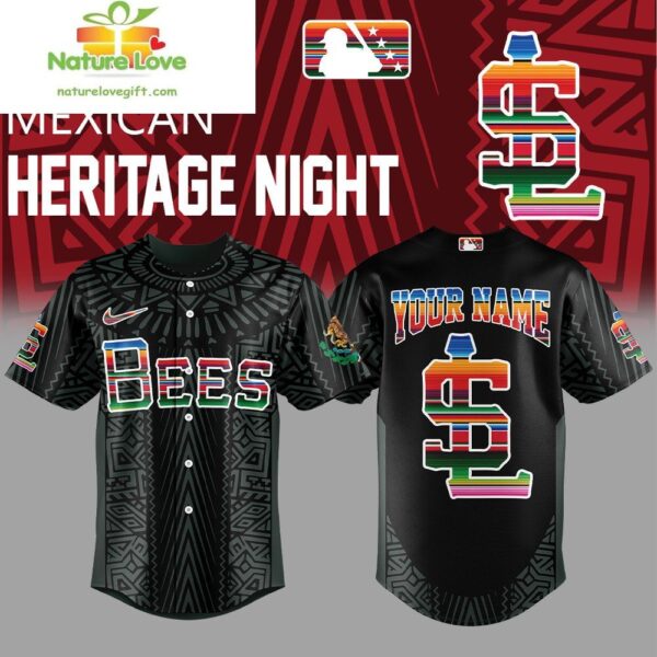 Mexican Heritage Night 2025 Salt Lake Bees Jersey