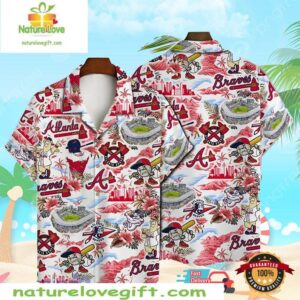 Atlanta Braves Hawaiian Shirt Baseball Fan Gear MLB Lover Gift