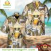 Baby Yoda Star Wars Green Guy Hawaiian Shirt Wheat Beer Lover Gift