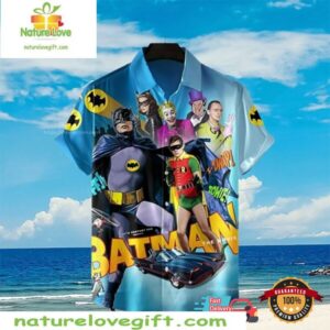 Batman 1966 Movie Hawaiian Shirt Retro TV Series Lover Gift