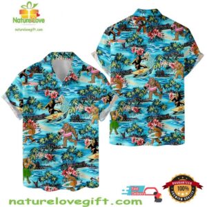 Bigfoot Hawaiian Shirts Sasquatch Funny Hawaiian Shirts Print your thoughts. Tell your stories. 2