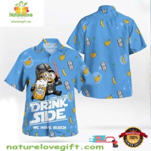 Darth Vader Minion Busch Light Beer Hawaiian Shirt