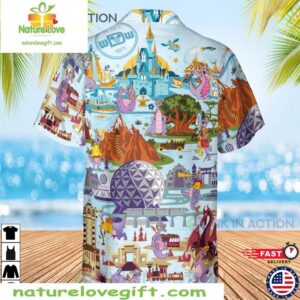 Disney Figment Funny Hawaiian Set Epcot Figment Hawaiian Shirt Print your thoughts. Tell your stories. 3