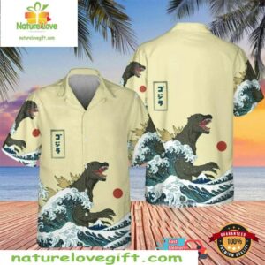 Godzilla Hawaiian Shirt King of Monsters Gojira Movie Lover Gift