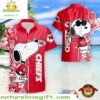 Kansas City Chiefs Snoopy Red Aloha Shirt NFL Gift