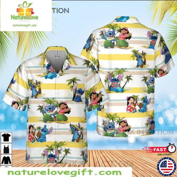 Lilo and Stitch Hawaiian Shirt Disneyland Trip Aloha Shirt