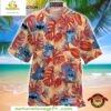 Lilo and Stitch Hawaiian Shirt Red Tropical Summer Vibes Outfit