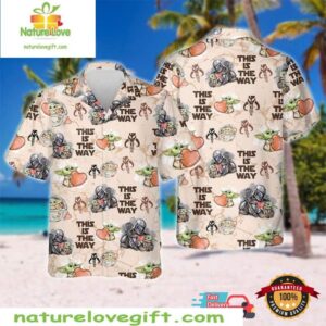 Mandalorian Baby Yoda This Is The Way Star Wars Hawaiian Shirt