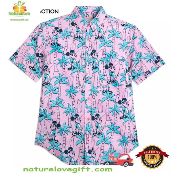Mickey Mouse Hawaiian Shirt Disney Vacation Top Movie Lover Gift