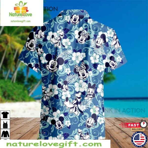 Mickey Mouse Hawaiian Shirt Floral Aloha Summer Outfit