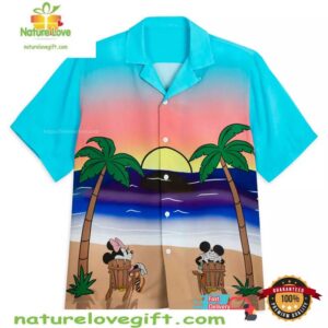 Mickey Mouse Hawaiian Shirt Summer Beach Minnie Aloha