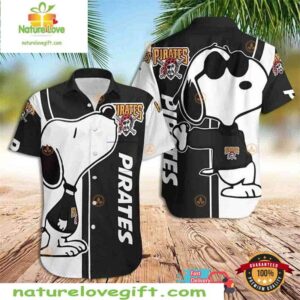 Pittsburgh Pirates Snoopy Hawaiian Shirt MLB Fan Gear