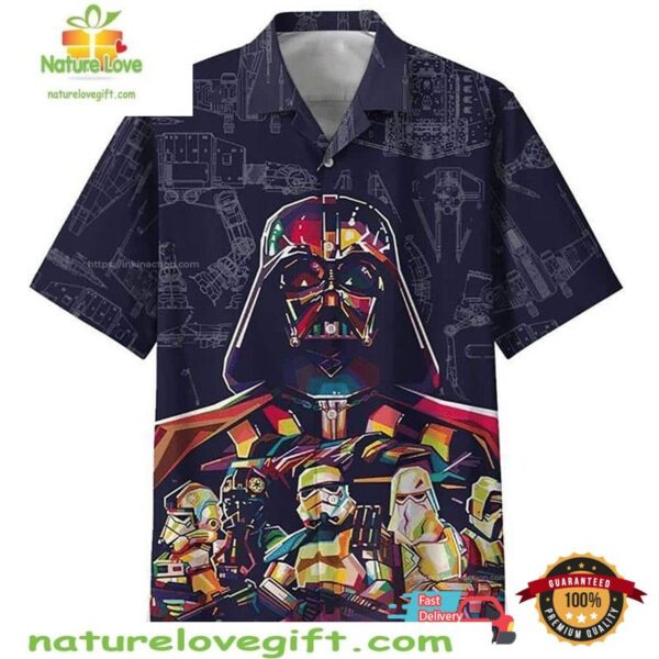 Star Wars Darth Vader Storm Trooper Hawaiian Shirt Summer Gift