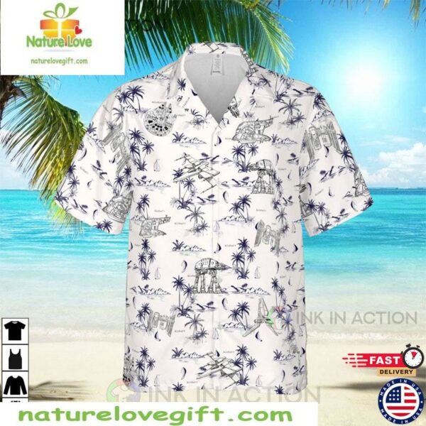Star Wars Hawaiian Shirt White Summer Aloha Shirts