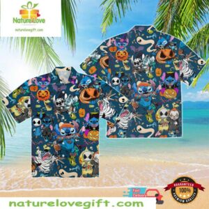 Stitch Hawaiian Shirt Disney Halloween Aloha Shirts