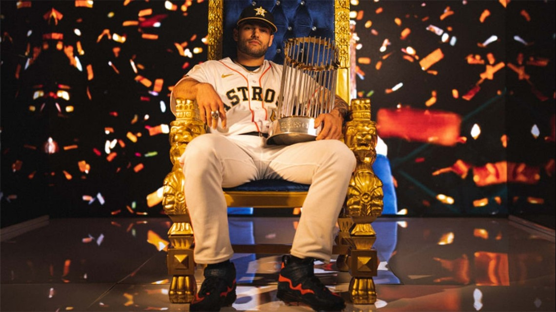 Houston Astros 2022 World Series championship gold uniforms | khou.com