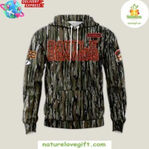 Battle Beavers Camo Hoodie Limited Edition One Night Only Boise
