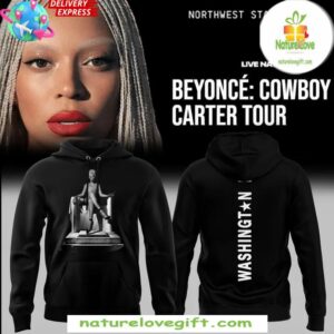 Beyoncé Black Hoodie Washington DC 2025 Gift for Fans