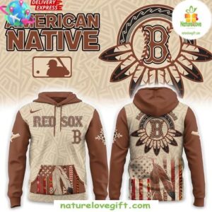 Boston Red Sox 2025 Heritage Hoodie Native American Honor Edition