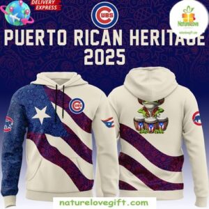 Chicago Cubs Puerto Rican Heritage 2025 Hoodie Gift for Fans