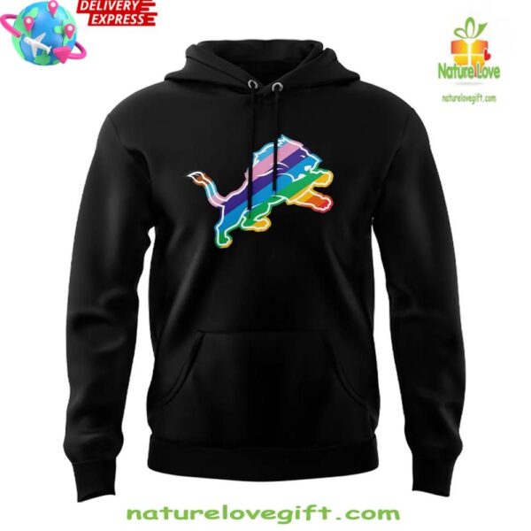 Detroit Lions 2025 Pride Hoodie Fan Apparel