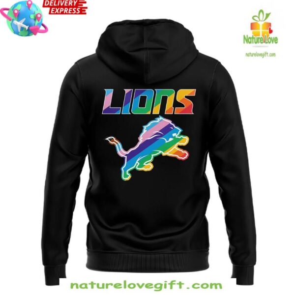 Detroit Lions 2025 Pride Hoodie Fan Apparel