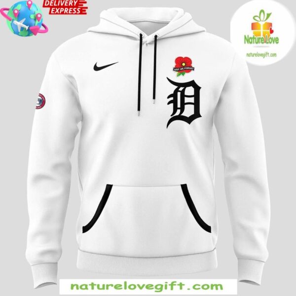Detroit Tigers 2025 Memorial Hoodie Lest We Forget Gift for Fans