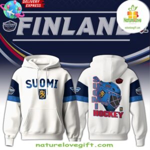 Finland Ice Hockey Hoodie 4 Nations Face-Off  Gift for Fans