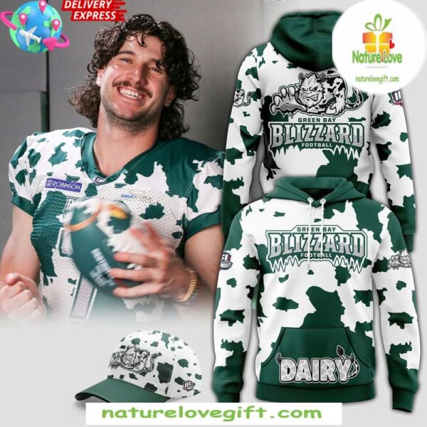 Green Bay Blizzard 2025 Dairy Night Hoodie Gift for Fans