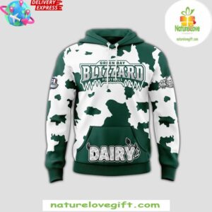 2025 Green Bay Blizzard x Dairy Night Special Hoodie InspirDG 2