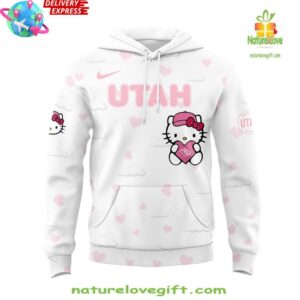 Hello Kitty Hoodie Utah Mammoth Night Plush Gift for Fans