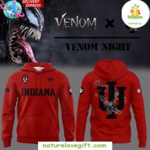 Indiana Hoosiers Venom Night 2025 Hoodie Special Edition