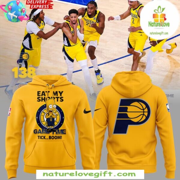 Indiana Pacers Bart Simpson Hoodie Legacy Signal Special Edition