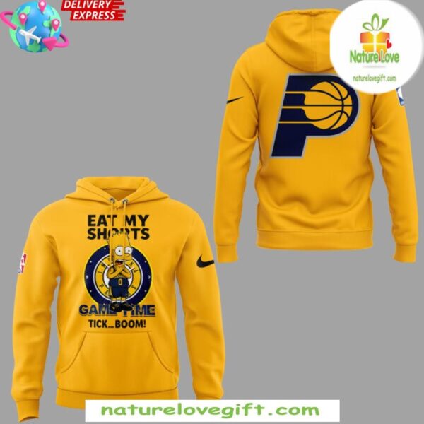 Indiana Pacers Bart Simpson Hoodie Legacy Signal Special Edition