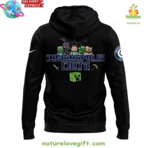 Indianapolis Colts NFL Minecraft Hoodie Limited Edition