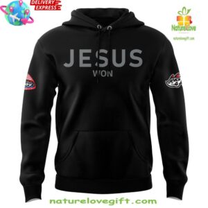 Jesus Won Hoodie Rocket City Trash Pandas Special Edition