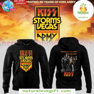 KISS Vegas 50th Anniversary Hoodie Storms Special Edition