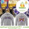 LSU Tigers 2025 CWS Champions Gray Hoodie Geauxmaha