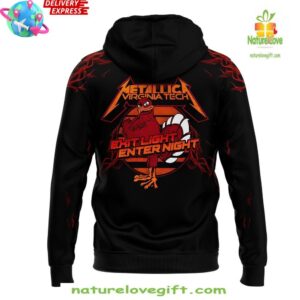 Virginia Tech Hokies x Metallica 2025 Hoodie InspirDG 3