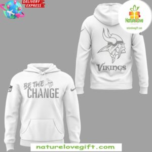 Minnesota Vikings 2025 Be The Change Hoodie