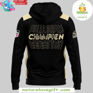Muskegon Lumberjacks 2025 Clark Cup Hoodie USHL Fan Gear