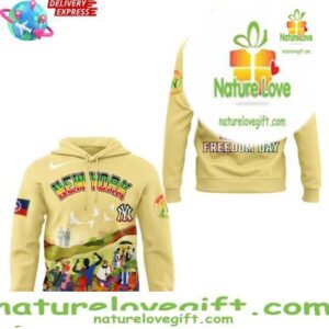 New York Yankees Juneteenth 2025 Hoodie Freedom Day Baseball Fan Apparel