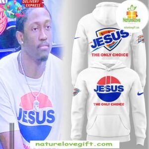 Oklahoma City Thunder Jesus Hoodie Inspirational Basketball Apparel